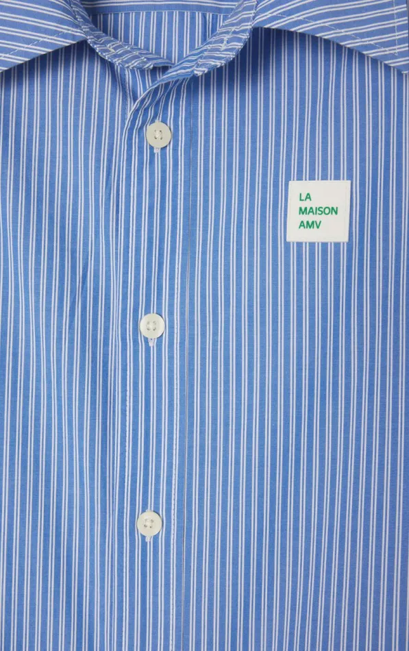 Shirt Zatybay Aqua Stripes Men American Vintage Shirts Shirt Zatybay Aqua Stripes Men American Vintage Shirts