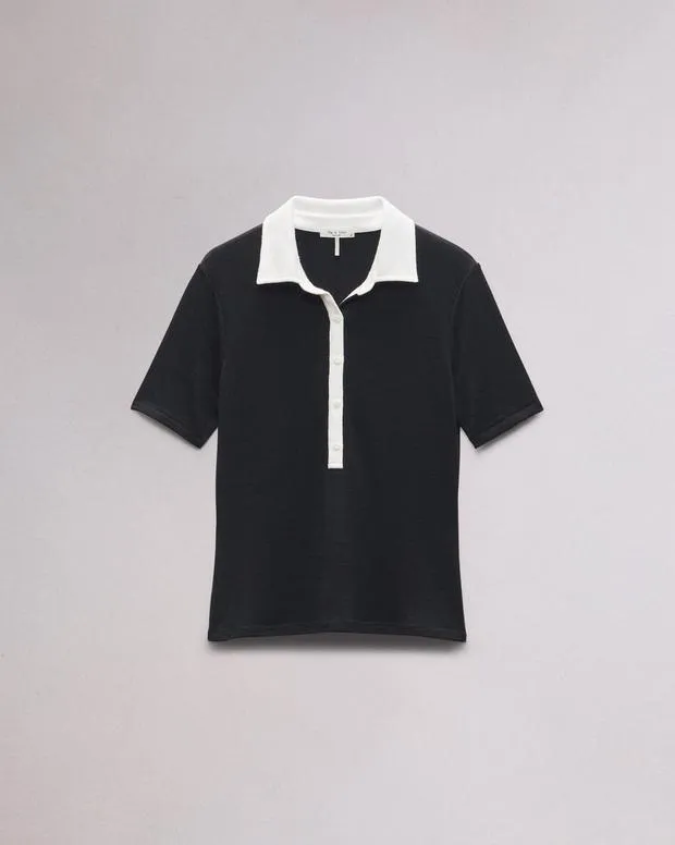 Shirts and Tops Women Rag and Bone The Knit Button Top Black