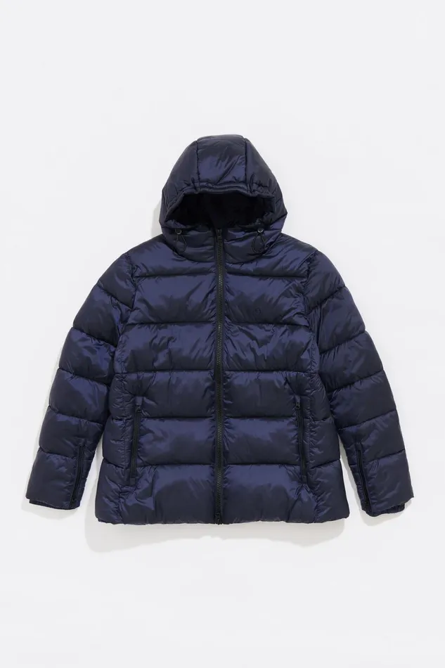 Short Navy Blue Puffer Dark Navy Women Bimba Y Lola Puffer Jackets Short Navy Blue Puffer Dark Navy Women Bimba Y Lola Puffer Jackets
