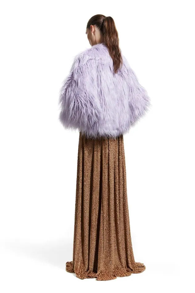 Short Oversize Lilac Fur Coat Lilac Women Bimba Y Lola Bimba Y Palomo Short Oversize Lilac Fur Coat Lilac Women Bimba Y Lola Bimba Y Palomo
