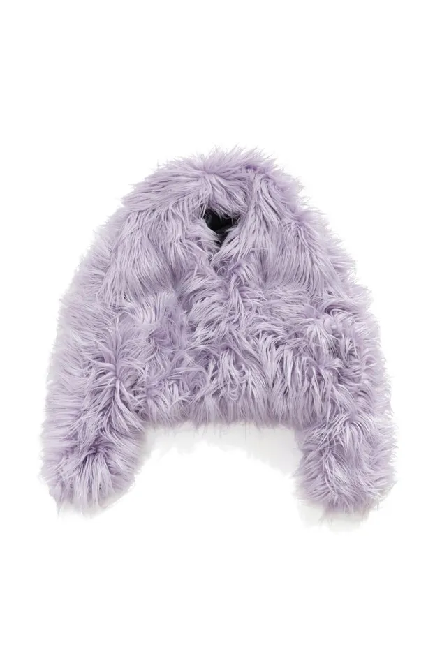Short Oversize Lilac Fur Coat Lilac Women Bimba Y Lola Bimba Y Palomo Short Oversize Lilac Fur Coat Lilac Women Bimba Y Lola Bimba Y Palomo