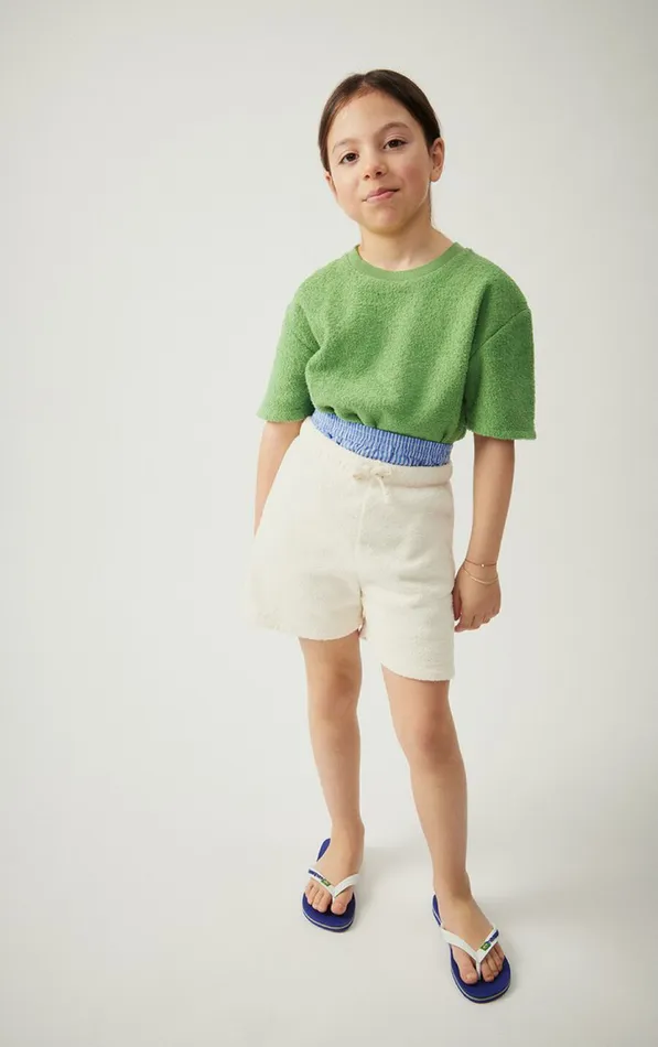 Shorts Bobypark Ecru Kids American Vintage Trousers and Shorts