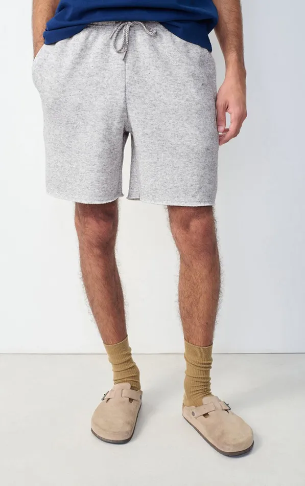 Shorts Evona Melange Light Grey Men American Vintage Shorts