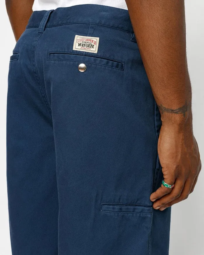 Shorts MenWomen Stussy CHINO WORK SHORT Navy Shorts MenWomen Stussy CHINO WORK SHORT Navy