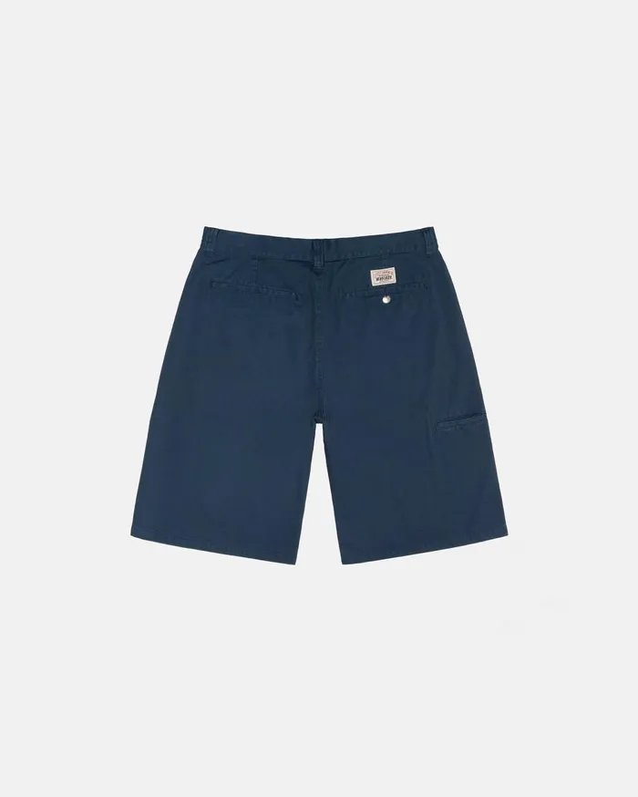 Shorts MenWomen Stussy CHINO WORK SHORT Navy Shorts MenWomen Stussy CHINO WORK SHORT Navy