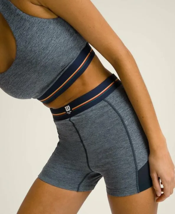 Shorts Women Wilson Tennis Ball Short Classic Navy Multi