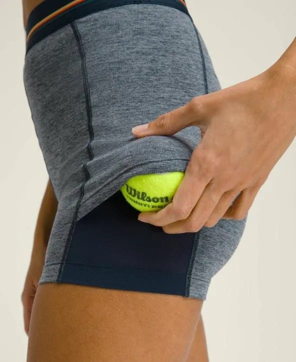Shorts Women Wilson Tennis Ball Short Classic Navy Multi