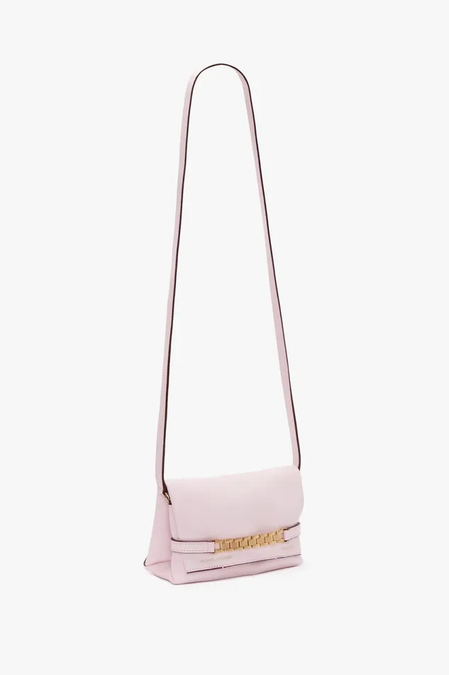 Shoulder Bags Women Victoria Beckham Mini Chain Pouch With Long Strap In Orchid Leather