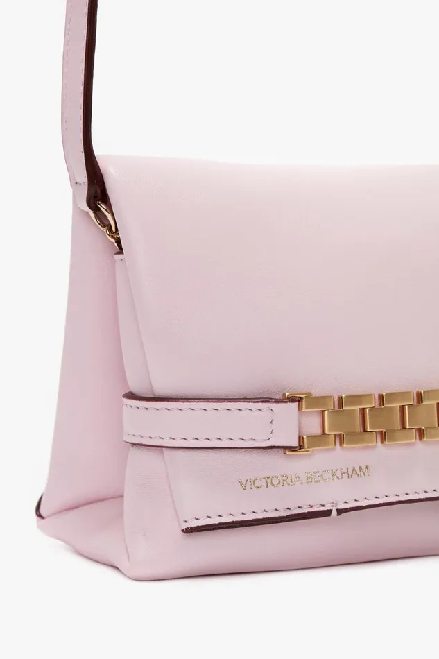 Shoulder Bags Women Victoria Beckham Mini Chain Pouch With Long Strap In Orchid Leather