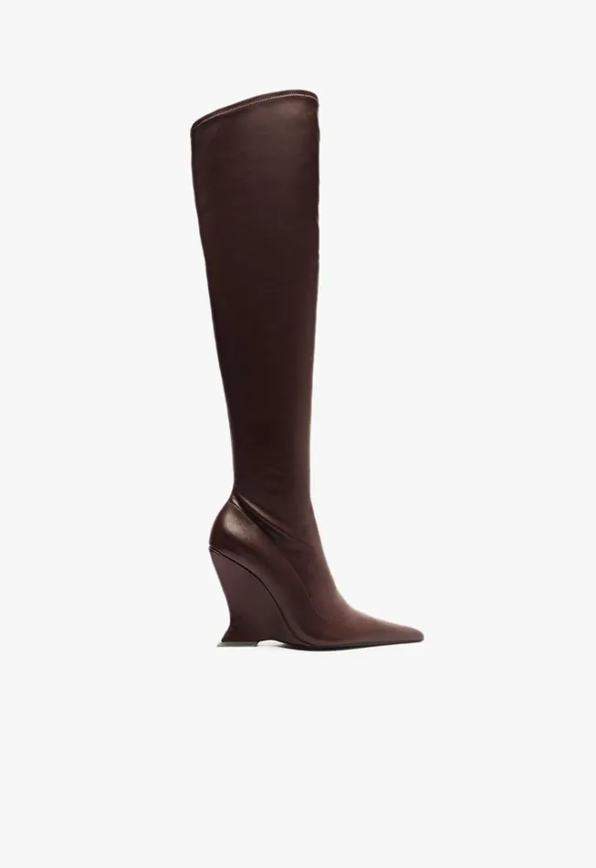 Siena Over The Knee Boot Red Women Schutz Shoes Boots