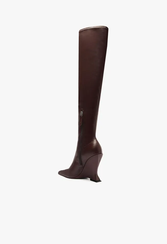 Siena Over The Knee Boot Red Women Schutz Shoes Boots