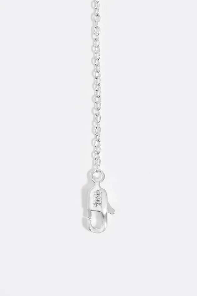 Silver Hearts And Crystals Necklace Silver Women Bimba Y Lola Necklaces Silver Hearts And Crystals Necklace Silver Women Bimba Y Lola Necklaces