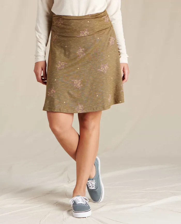 Skirts and Skorts Women8217s Chaka Skirt Fir Spray Print ToadandCo