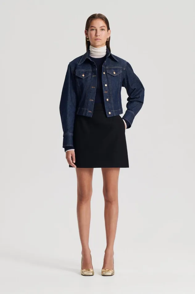 Skirts Women Scanlan Theodore TAILORED MINI SKIRT Black