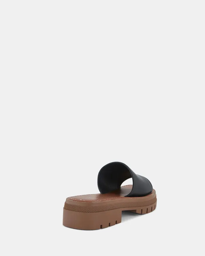 Slides Women NOVO Shoes URAGO BLACK Flatform