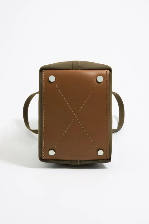 Small Olive Gabardine Chihuahua Bag Olive Women Bimba Y Lola Crossbody Bags