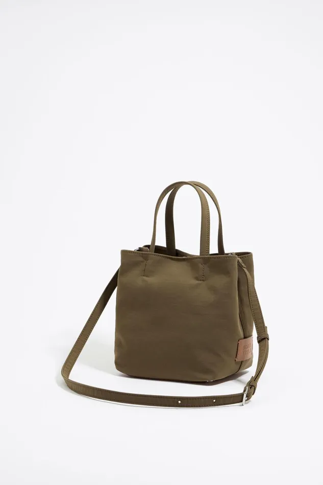 Small Olive Gabardine Chihuahua Bag Olive Women Bimba Y Lola Crossbody Bags