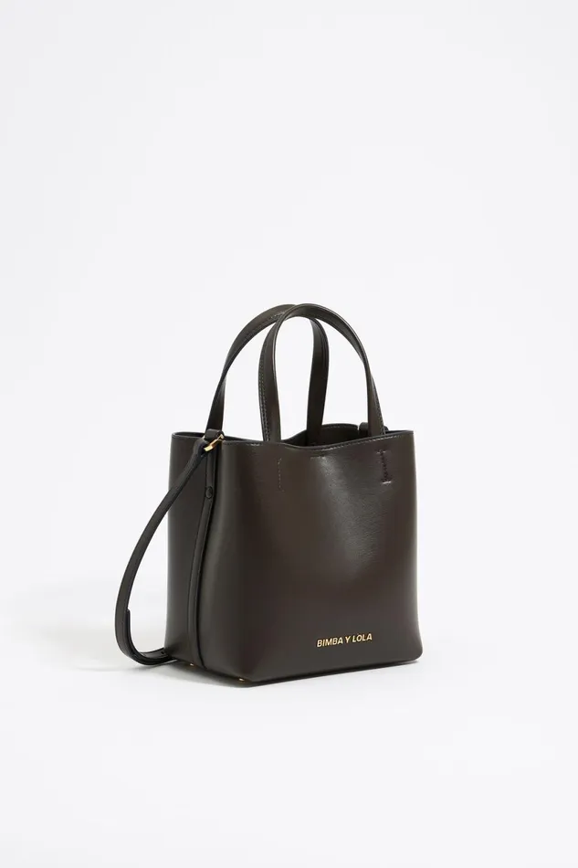 Small Olive Leather Chihuahua Bag Olive Women Bimba Y Lola Leather Bags