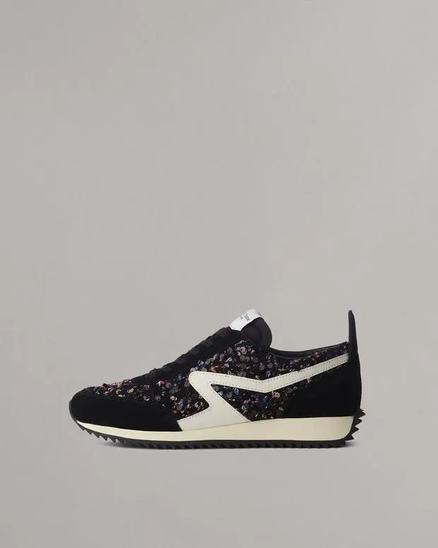 Sneakers Women Rag and Bone Retro Runner Sneaker Black Multi