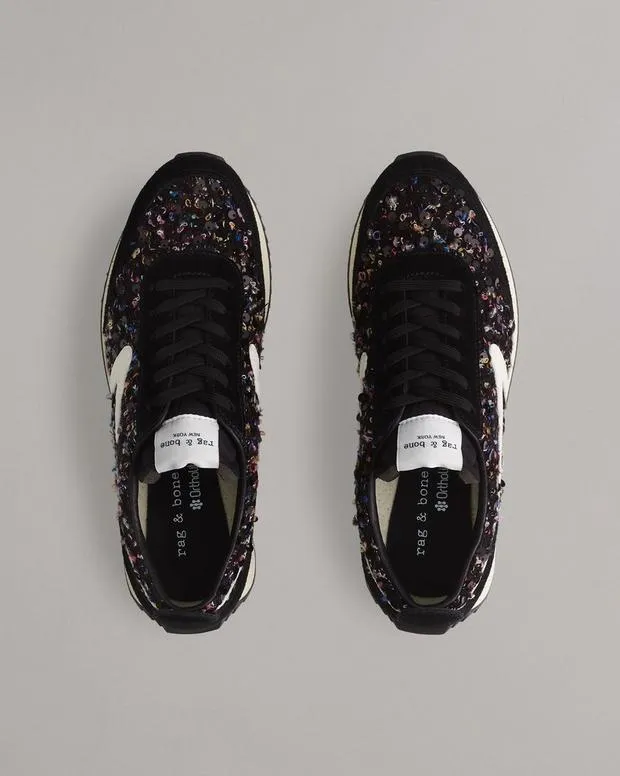 Sneakers Women Rag and Bone Retro Runner Sneaker Black Multi