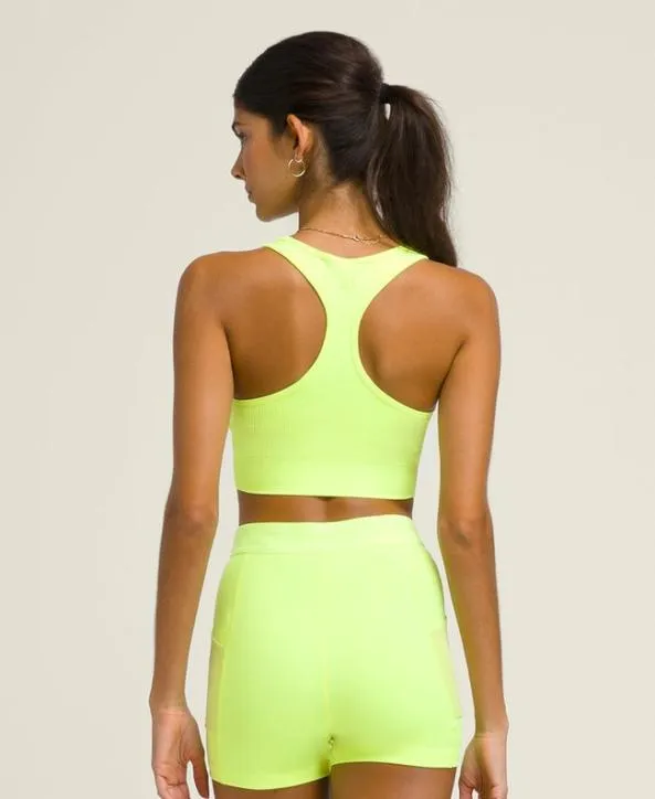 Sports Bras Women Wilson Ace Seamless Bra Top Tennis Ball Yellow