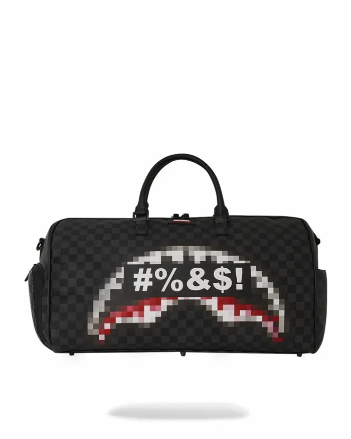 SPRAYGROUND 039WHAT THE BEEP039 SHARK DUFFLE Bags