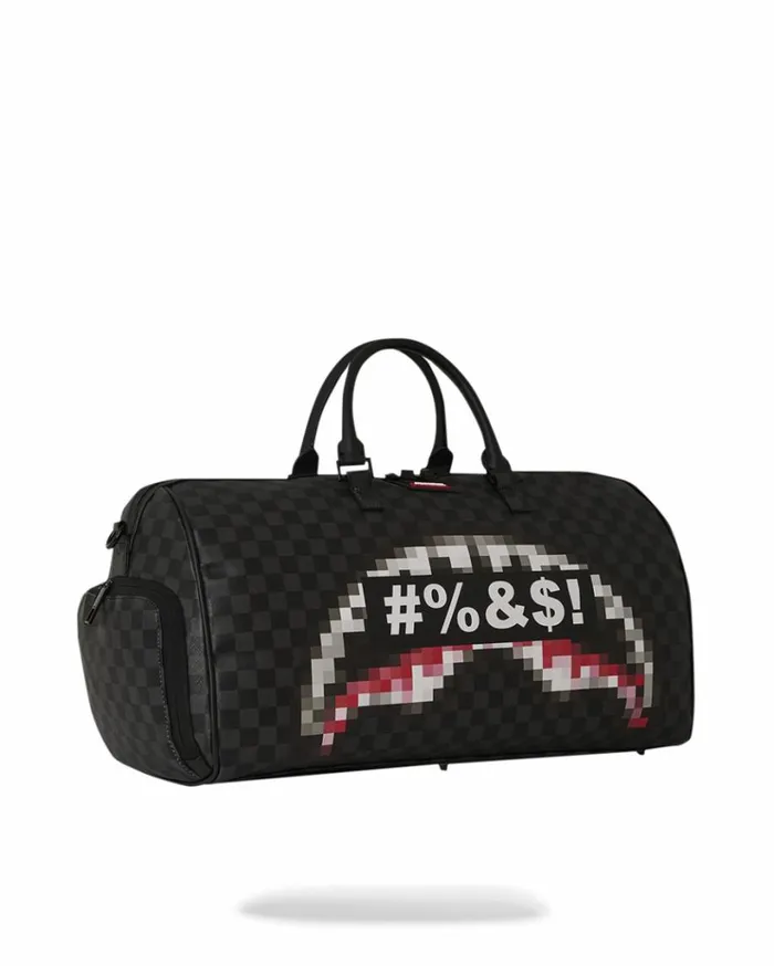 SPRAYGROUND 039WHAT THE BEEP039 SHARK DUFFLE Bags