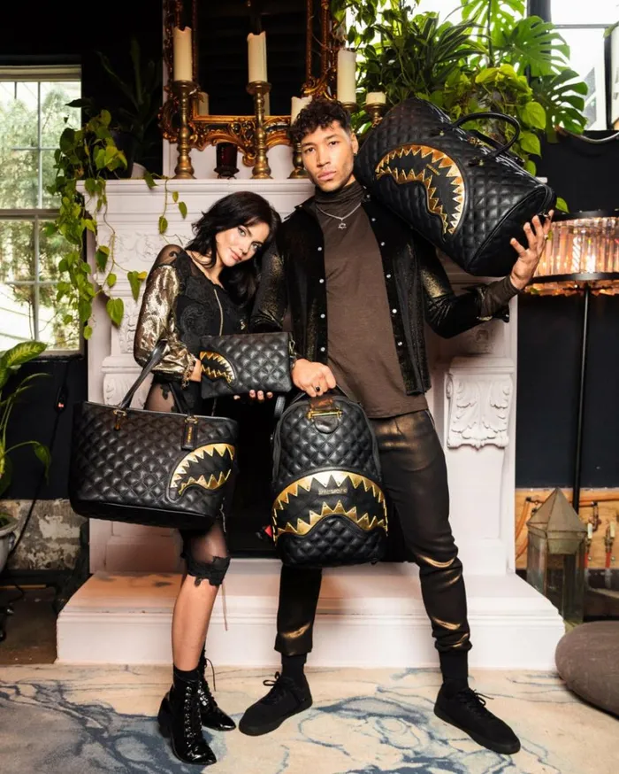SPRAYGROUND 24K GENEVA CROSSOVER CLUTCH Bags