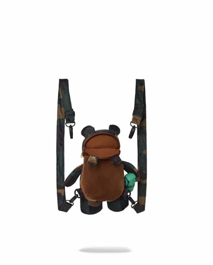 SPRAYGROUND BEARCUB BACKPACK 8211 CAMOCHECK MONEYBEAR Bags