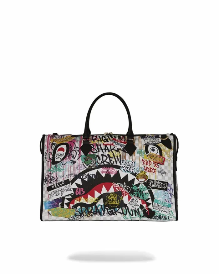 SPRAYGROUND CREATE ANOTHER DAY PYRAMID DUFFLE Bags