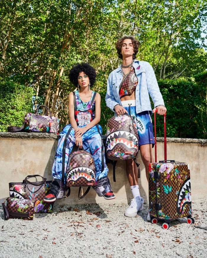 SPRAYGROUND GARDEN OF SHARKS SAVAGE BACKPACK Bags