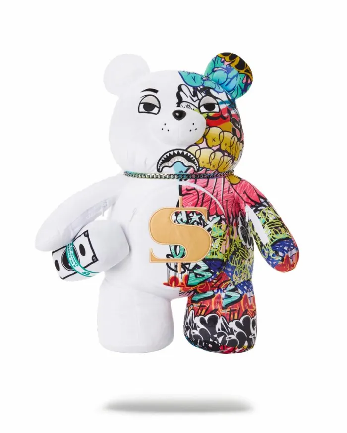 SPRAYGROUND HALF GRAFF MONEYBEAR TEDDYBEAR BACKPACK Bags