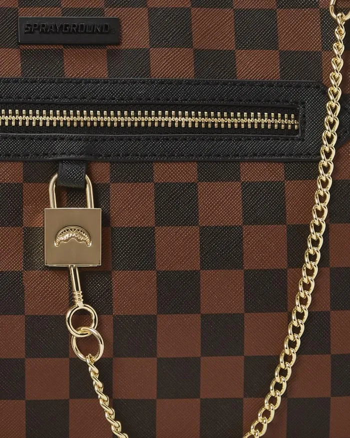 SPRAYGROUND HENNY LOCK SHARKS IN PARIS CROSSOVER CLUTCH Bags