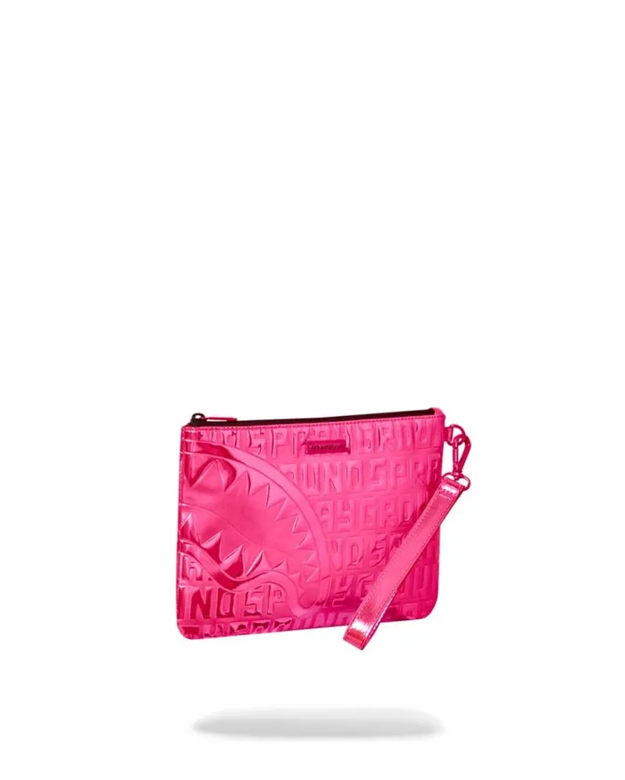 SPRAYGROUND INFINITI PINK DIAMOND CROSSOVER CLUTCH Bags