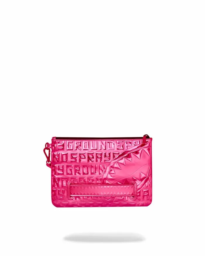 SPRAYGROUND INFINITI PINK DIAMOND CROSSOVER CLUTCH Bags