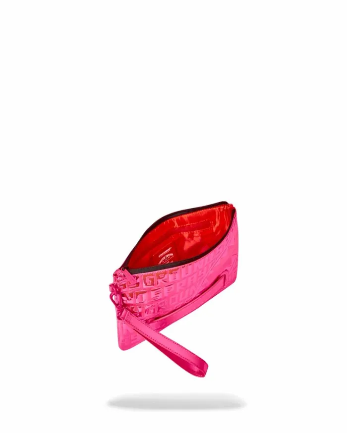 SPRAYGROUND INFINITI PINK DIAMOND CROSSOVER CLUTCH Bags