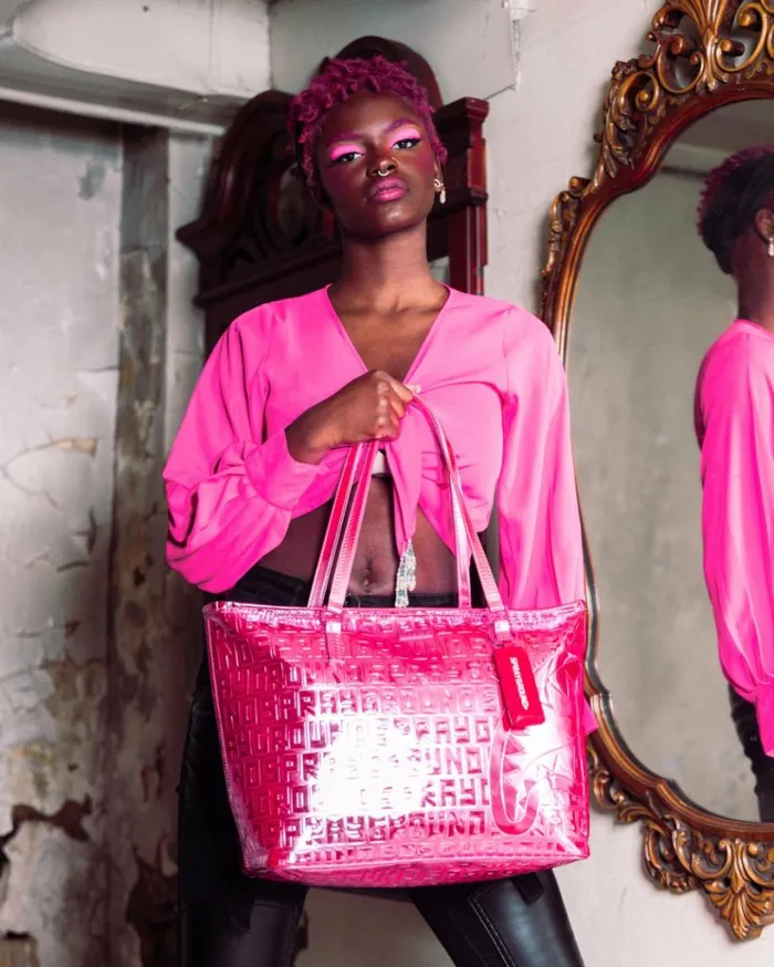 SPRAYGROUND INFINITI PINK DIAMOND TOTE Bags