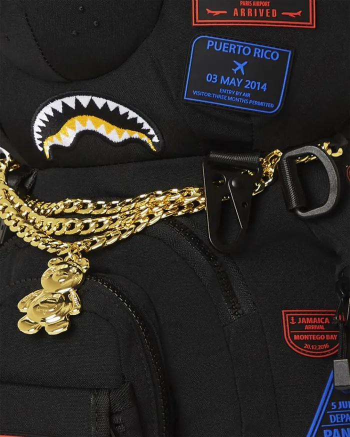 SPRAYGROUND JAMES FIRST CLASS I GOT THESE STAMPS MONEYBEAR Bags