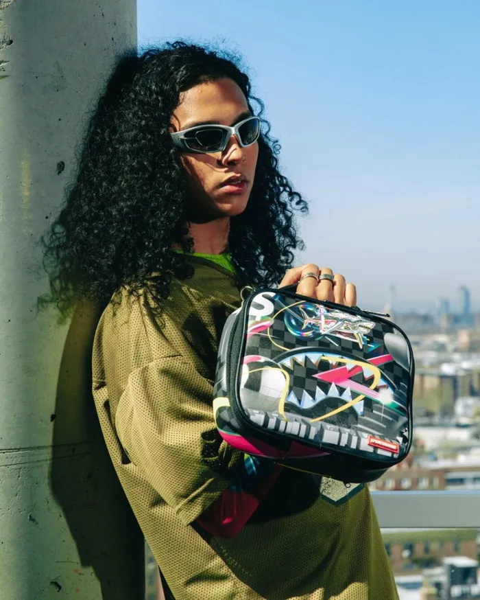 SPRAYGROUND MIND TRIP SHARK DOSE SNACKPACK Bags