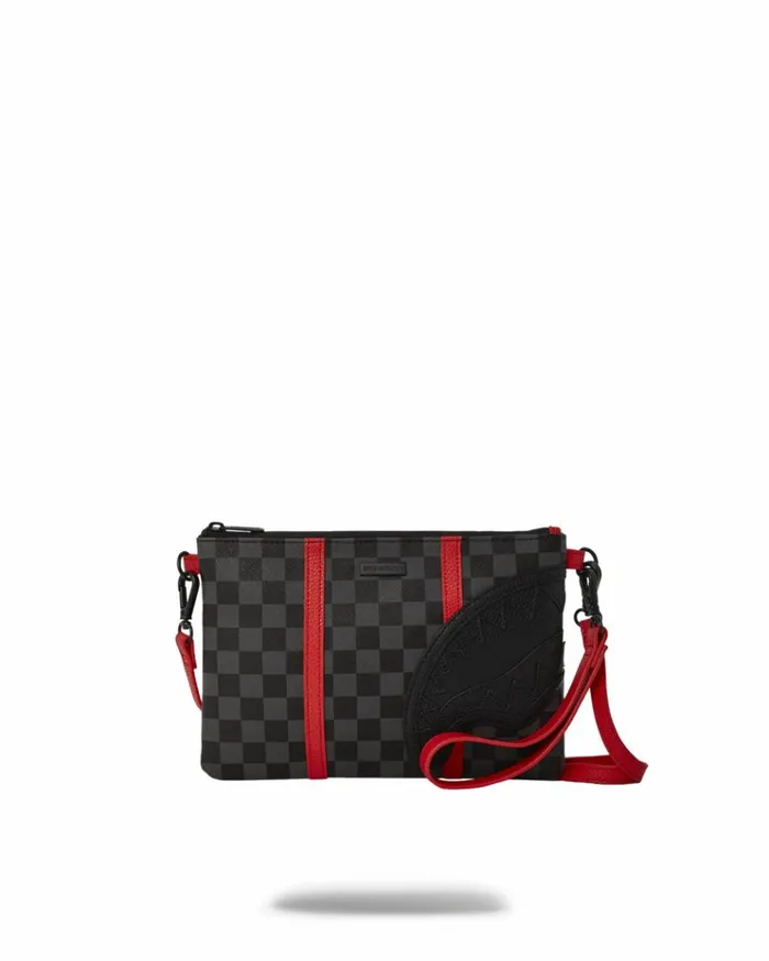 SPRAYGROUND MONACO SHARK CLUB CROSSOVER CLUTCH W SHOULDER STRAP Bags