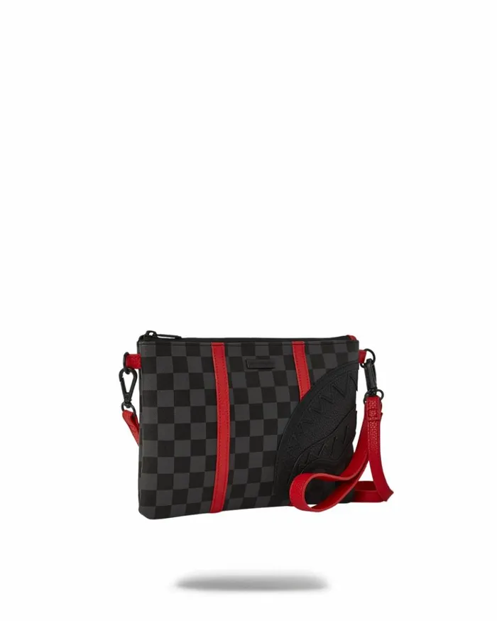 SPRAYGROUND MONACO SHARK CLUB CROSSOVER CLUTCH W SHOULDER STRAP Bags