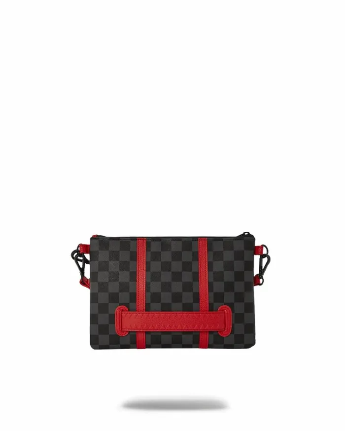 SPRAYGROUND MONACO SHARK CLUB CROSSOVER CLUTCH W SHOULDER STRAP Bags