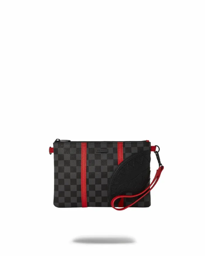 SPRAYGROUND MONACO SHARK CLUB CROSSOVER CLUTCH W SHOULDER STRAP Bags