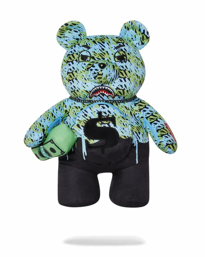SPRAYGROUND ROUGE THE GAWD MONEYBEAR TEDDYBEAR BACKPACK Bags