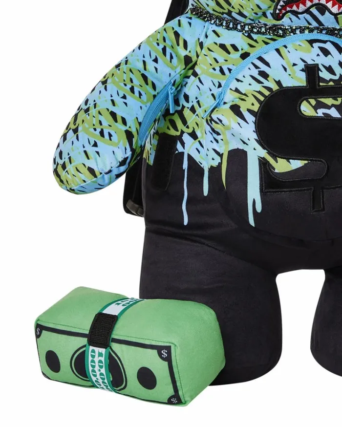 SPRAYGROUND ROUGE THE GAWD MONEYBEAR TEDDYBEAR BACKPACK Bags