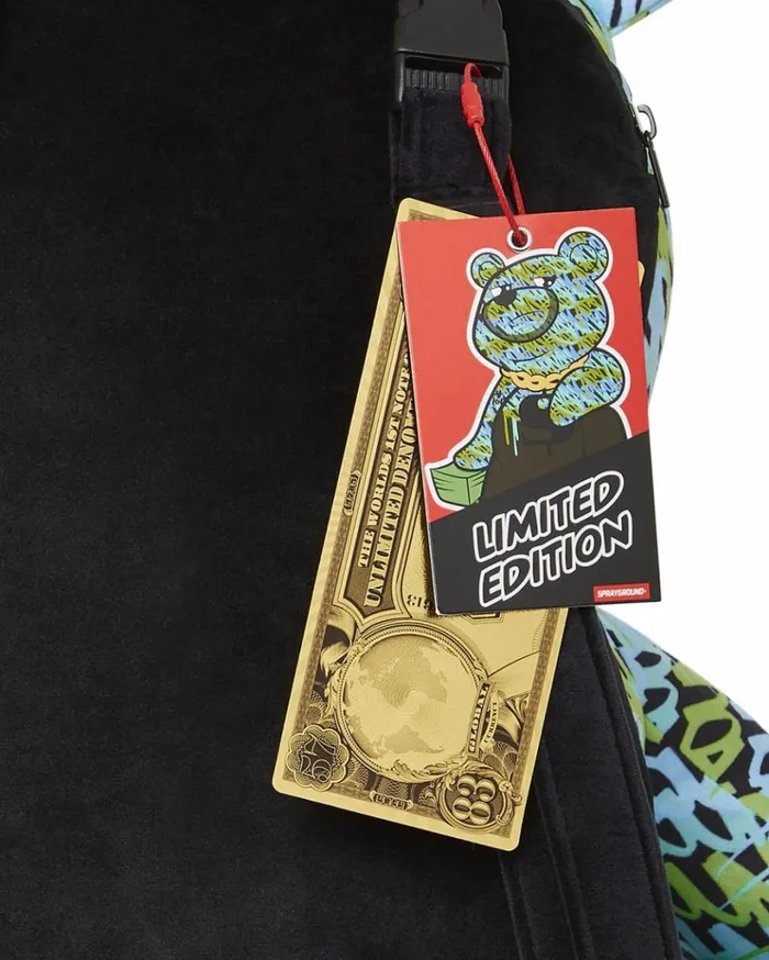 SPRAYGROUND ROUGE THE GAWD MONEYBEAR TEDDYBEAR BACKPACK Bags