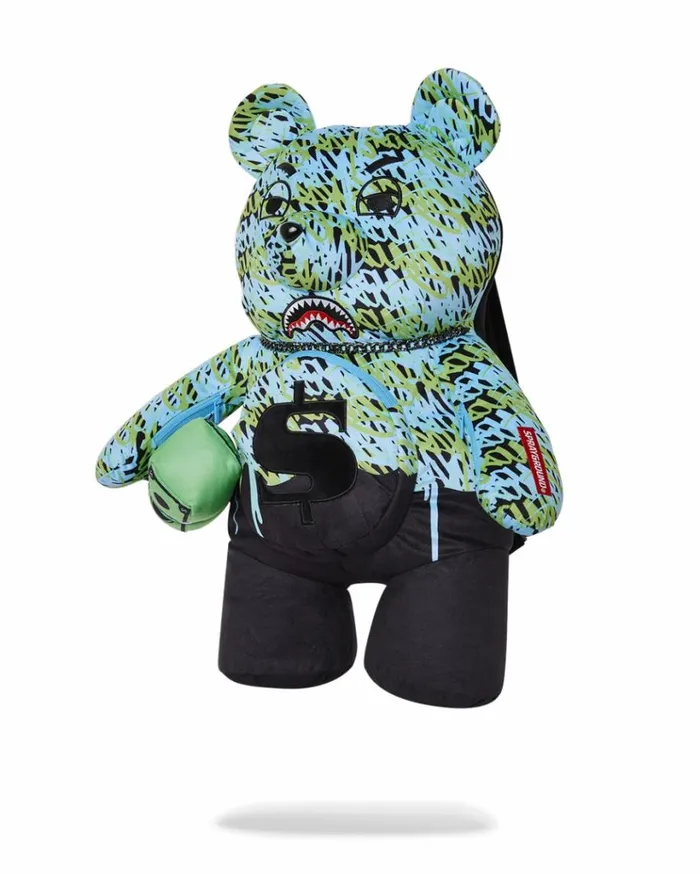 SPRAYGROUND ROUGE THE GAWD MONEYBEAR TEDDYBEAR BACKPACK Bags