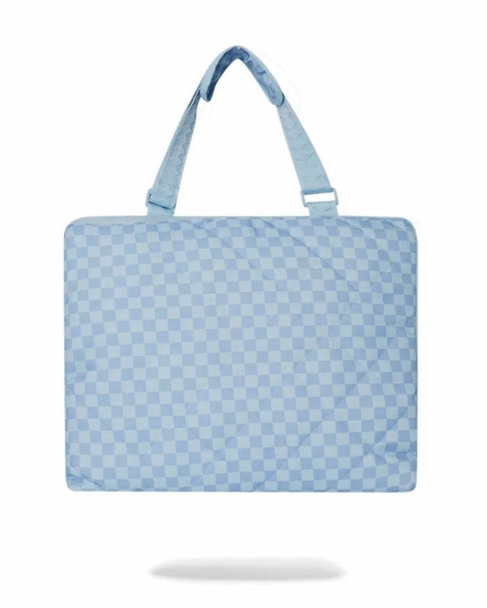 SPRAYGROUND SHARK ISLAND PACKABLE BEACH MAT BLANKET WATER RESISTANT CONVERTIBLE TOTE Bags
