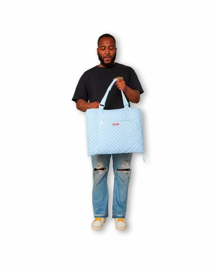 SPRAYGROUND SHARK ISLAND PACKABLE BEACH MAT BLANKET WATER RESISTANT CONVERTIBLE TOTE Bags