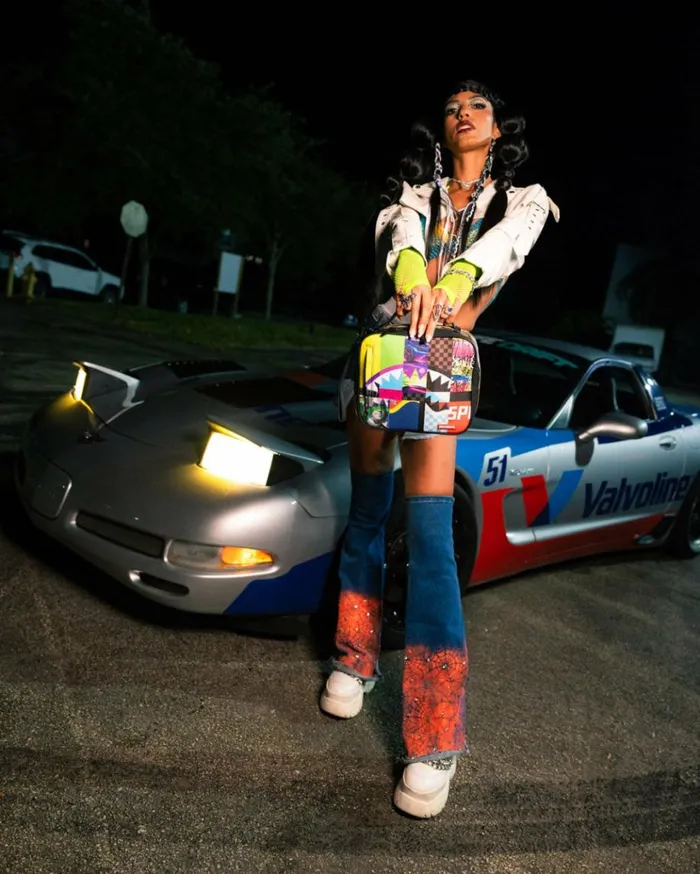 SPRAYGROUND SHARK MASTERPIECES SNACKPACK Bags